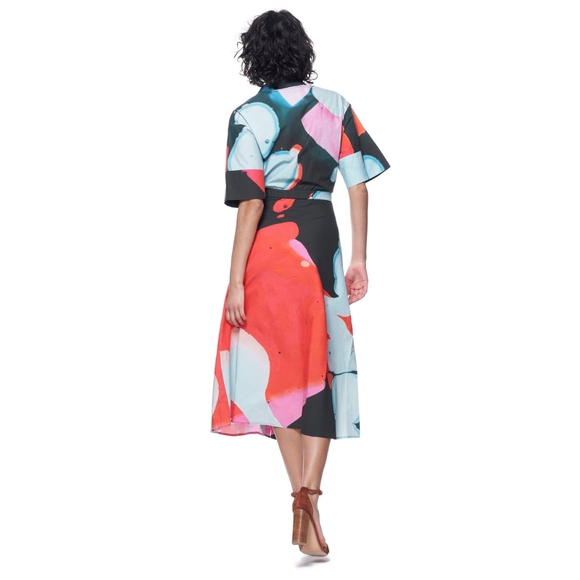 THE KIT Cobie Shirtdress Paint All Over Me, Organic Cotton, UK 16 US 10/12, NWOT - Picture 4 of 10